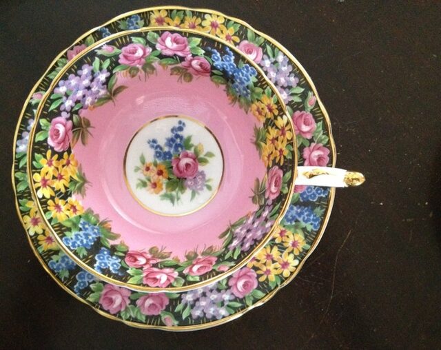 Paragon Old English Garden teacup and saucer