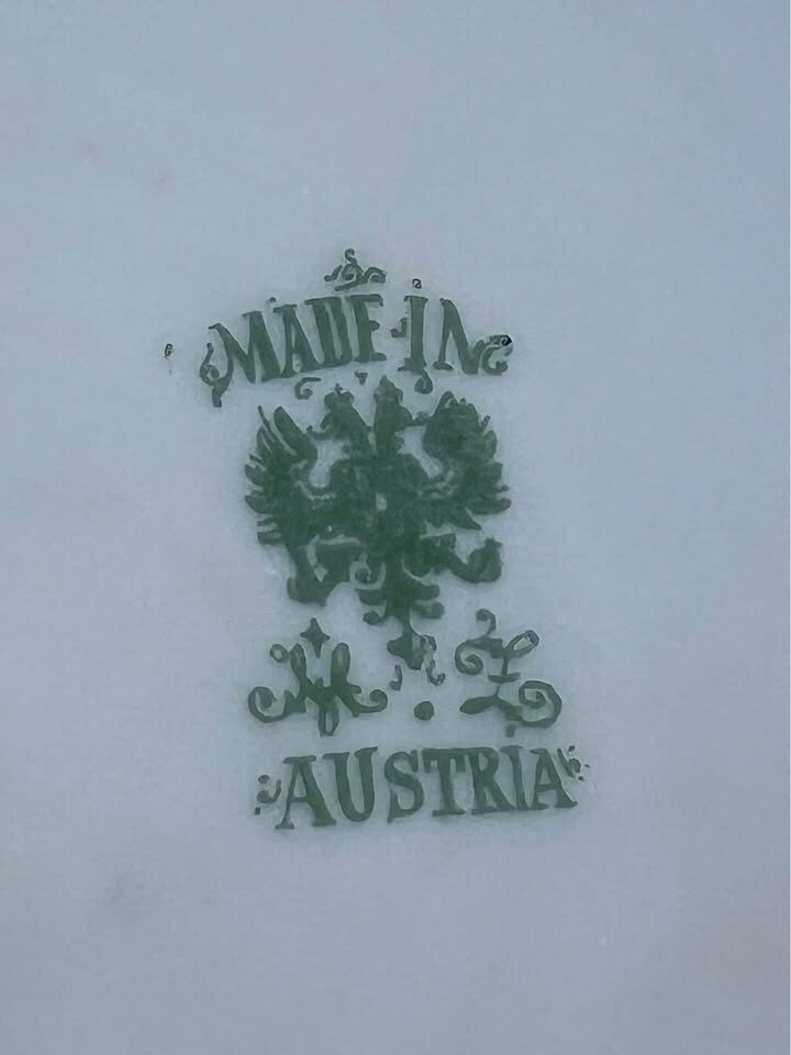 Antique MZ Austria Porcelain Cabinet Plate “Constance” Portrait, Art Nouveau - photo 4