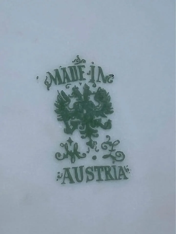 Antique MZ Austria Porcelain Cabinet Plate “Constance” Portrait, Art Nouveau - photo 4