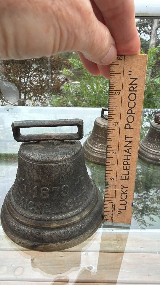 Vintage Farmhouse Swiss Cow Bells Chiantel Fondeur - photo 11