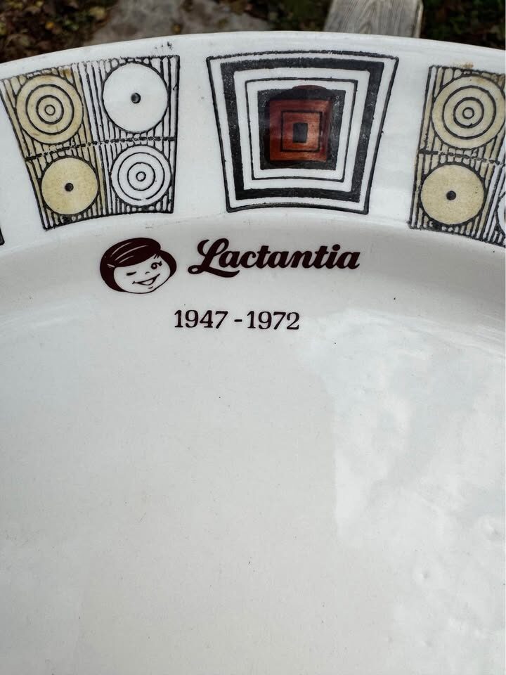 Dairy Memorabilia Lactantia Kathie Winkle Ironstone Platters - photo 3