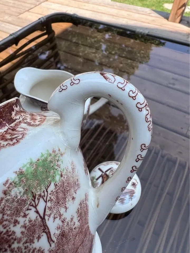 Vintage Sugar Bowl & Creamer Japan - photo 3