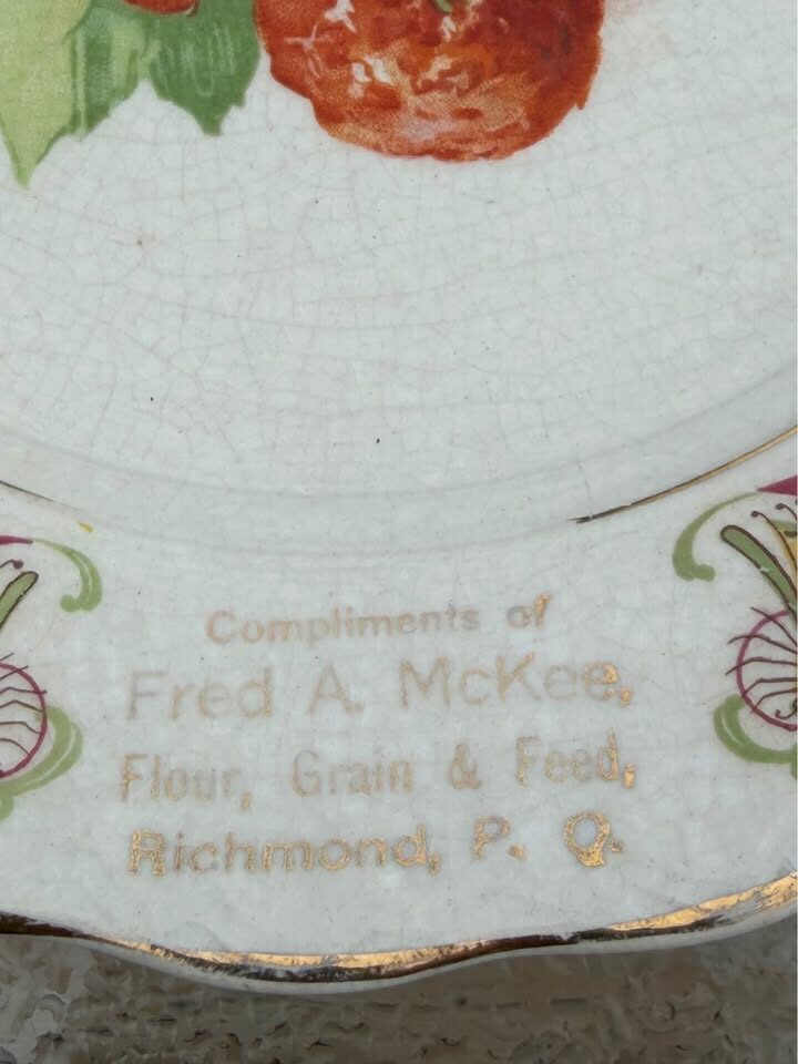 PRISTINE Scotstown Quebec Antique Calendar Plates (1915, 1926, 1933) – Museum-Quality Set - photo 9