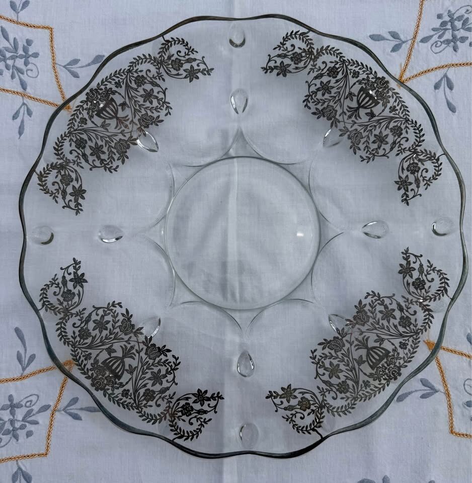 Vintage Sterling Silver Overlay Console Set - 2pc Wedding Centerpiece - photo 4