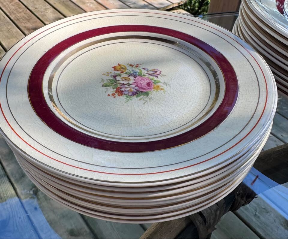 Vintage 1930s Wood’s Ivory Ware England "Regent" Dinnerware Set - 58 Pcs - photo 7
