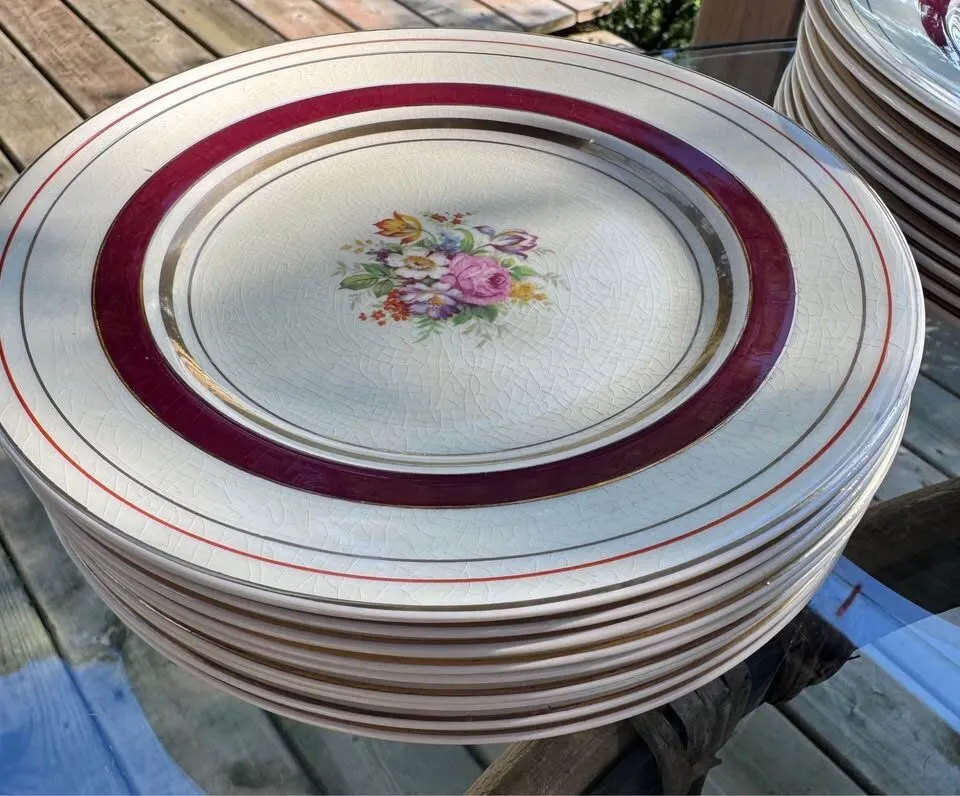 Vintage 1930s Wood’s Ivory Ware England "Regent" Dinnerware Set - 58 Pcs - photo 7