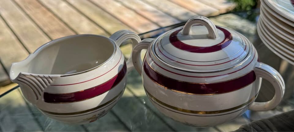 Vintage 1930s Wood’s Ivory Ware England "Regent" Dinnerware Set - 58 Pcs - photo 8