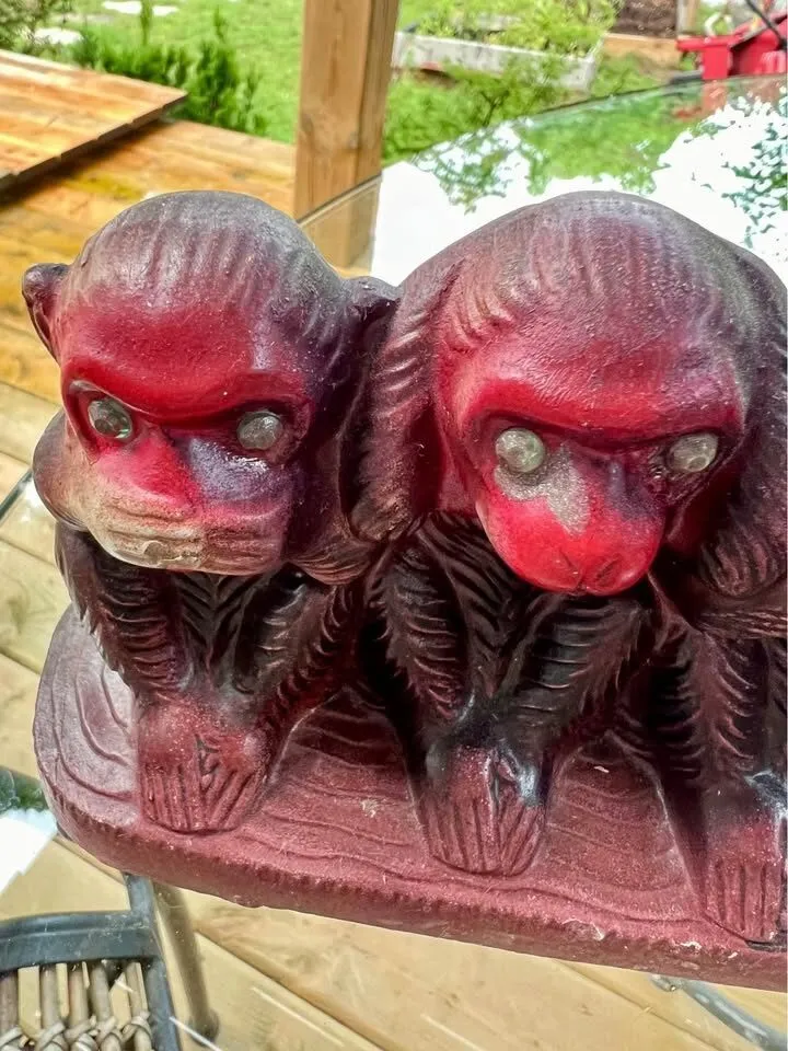 Vintage monkey bank glass eyes - photo 4