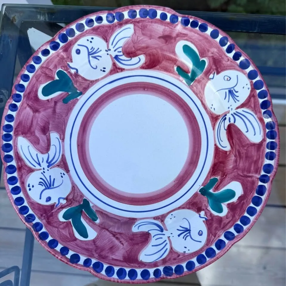 Vintage Nuova Vietri Italian Hand-Painted Bowls - Animal Patterns - photo 6