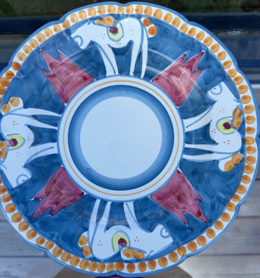 Vintage Nuova Vietri Italian Hand-Painted Bowls - Animal Patterns - photo 7