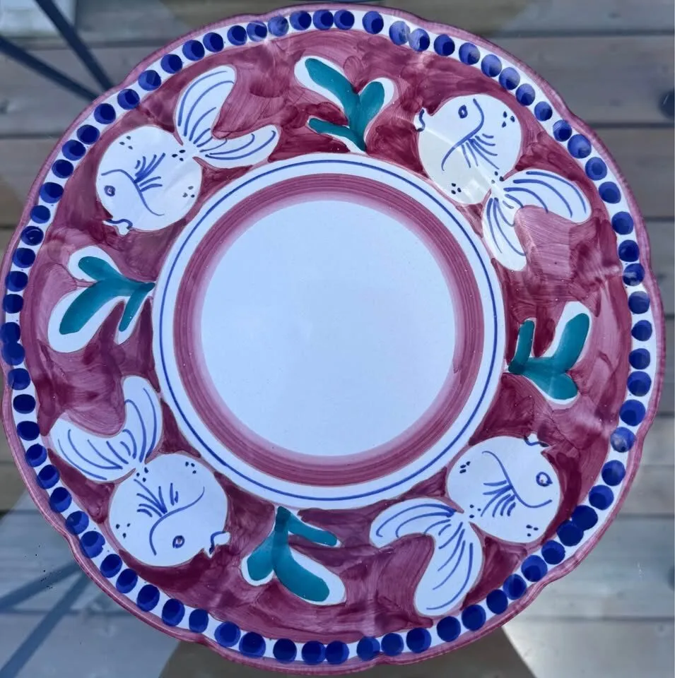 Vintage Nuova Vietri Italian Hand-Painted Bowls - Animal Patterns - photo 8