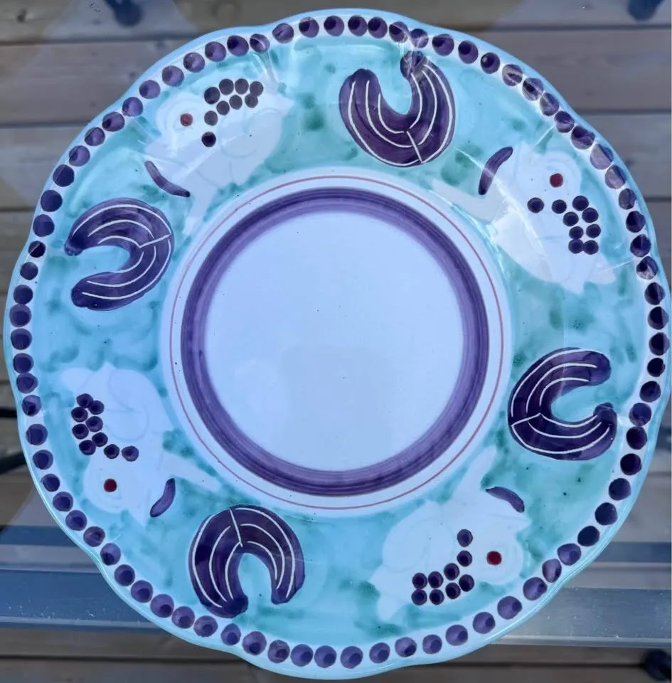 Vintage Nuova Vietri Italian Hand-Painted Bowls - Animal Patterns - photo 9