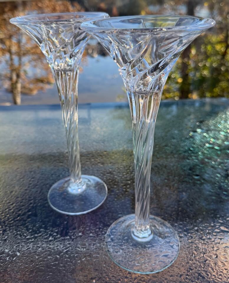 Vintage High-End Lead Crystal Candlestick Collection - 2 Premium Sets - photo 3