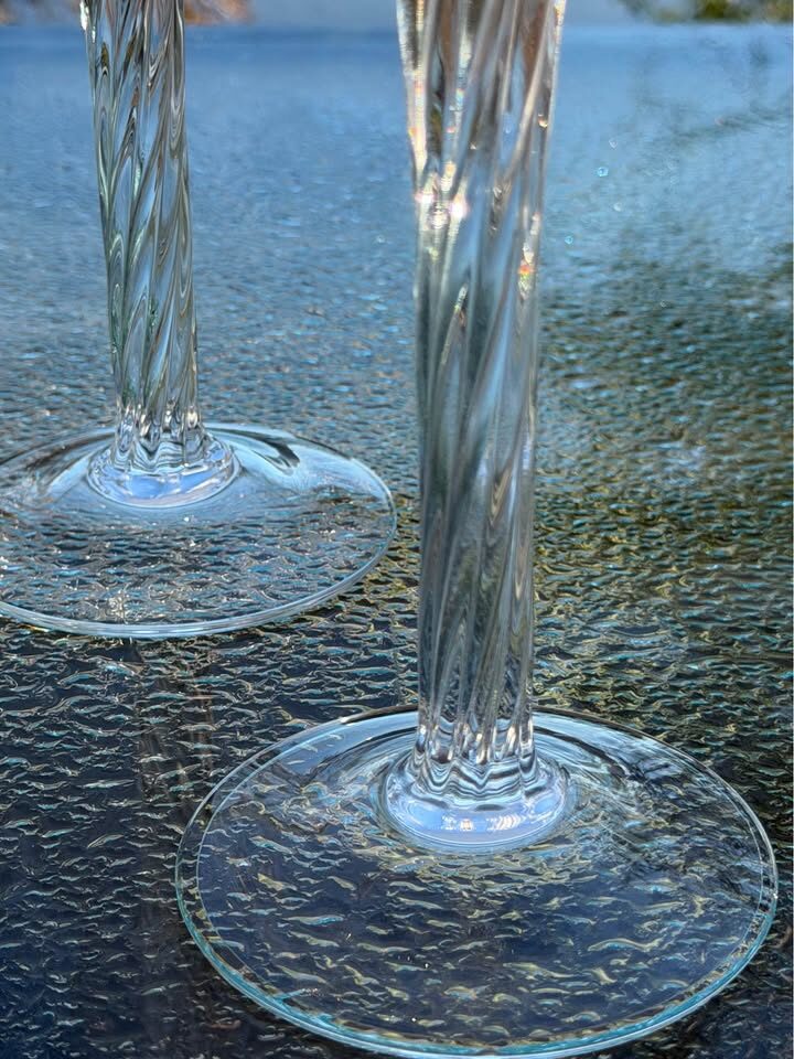 Vintage High-End Lead Crystal Candlestick Collection - 2 Premium Sets - photo 5