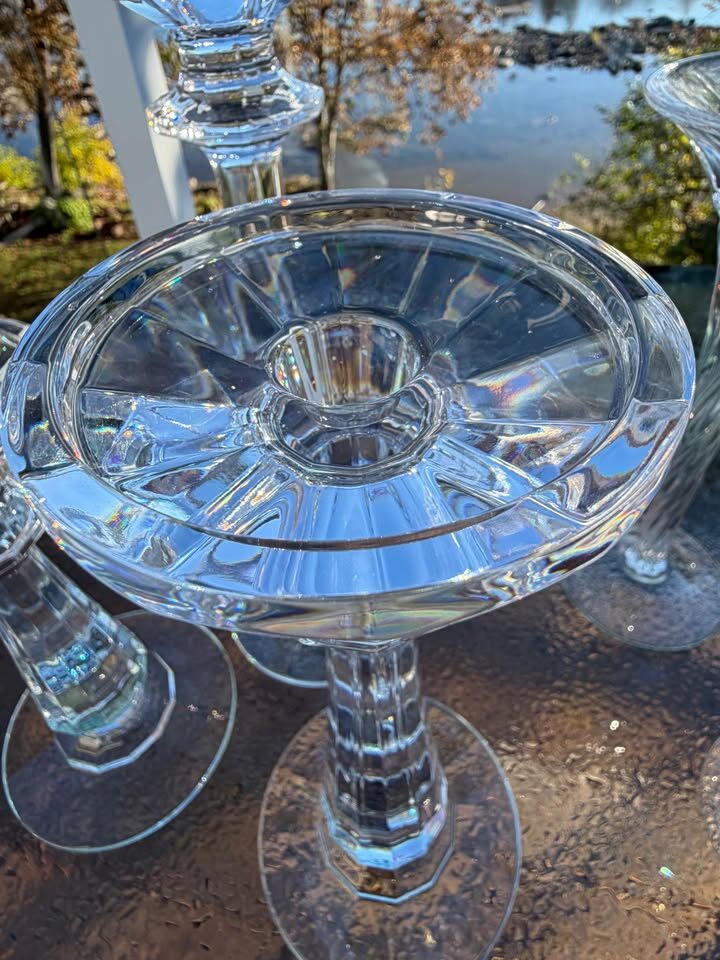 Vintage High-End Lead Crystal Candlestick Collection - 2 Premium Sets - photo 8