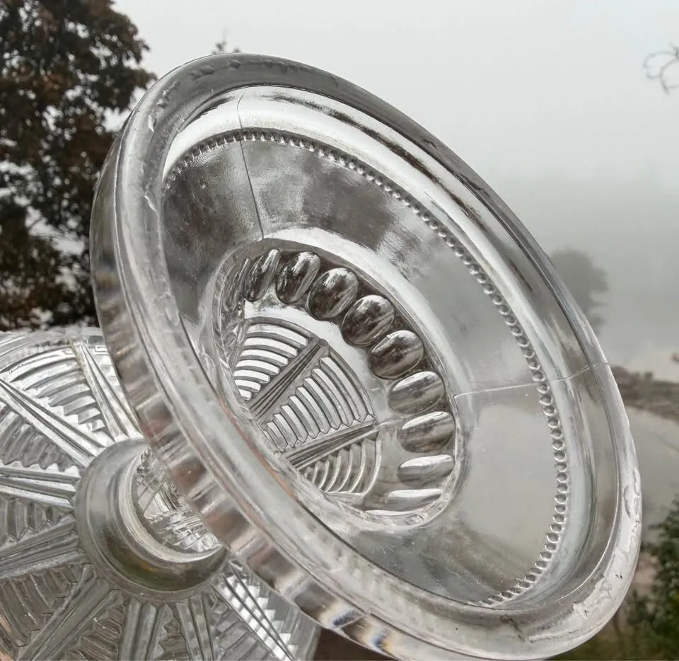 Antique EAPG McKee Glass "Adonis" Pedestal Compote Bowl (1897) - photo 5