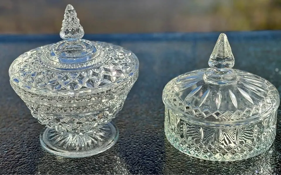Vintage Indiana Glass & Anchor Hocking Wexford Candy/Vanity Bowls - photo 1
