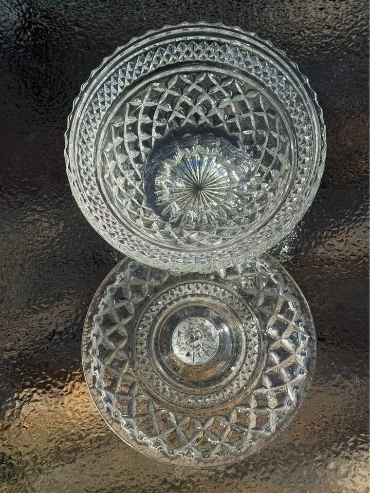 Vintage Indiana Glass & Anchor Hocking Wexford Candy/Vanity Bowls - photo 8