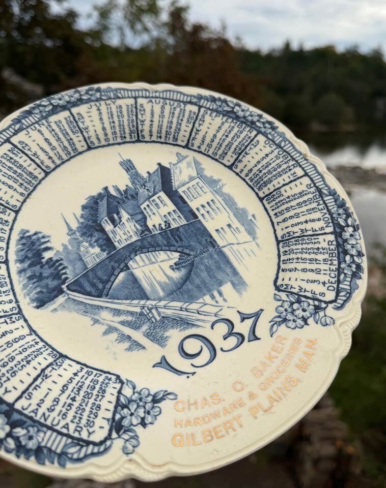 Vintage 1937 Canadian Advertising Calendar Plate – Chas. C. Baker, Manitoba - photo 7