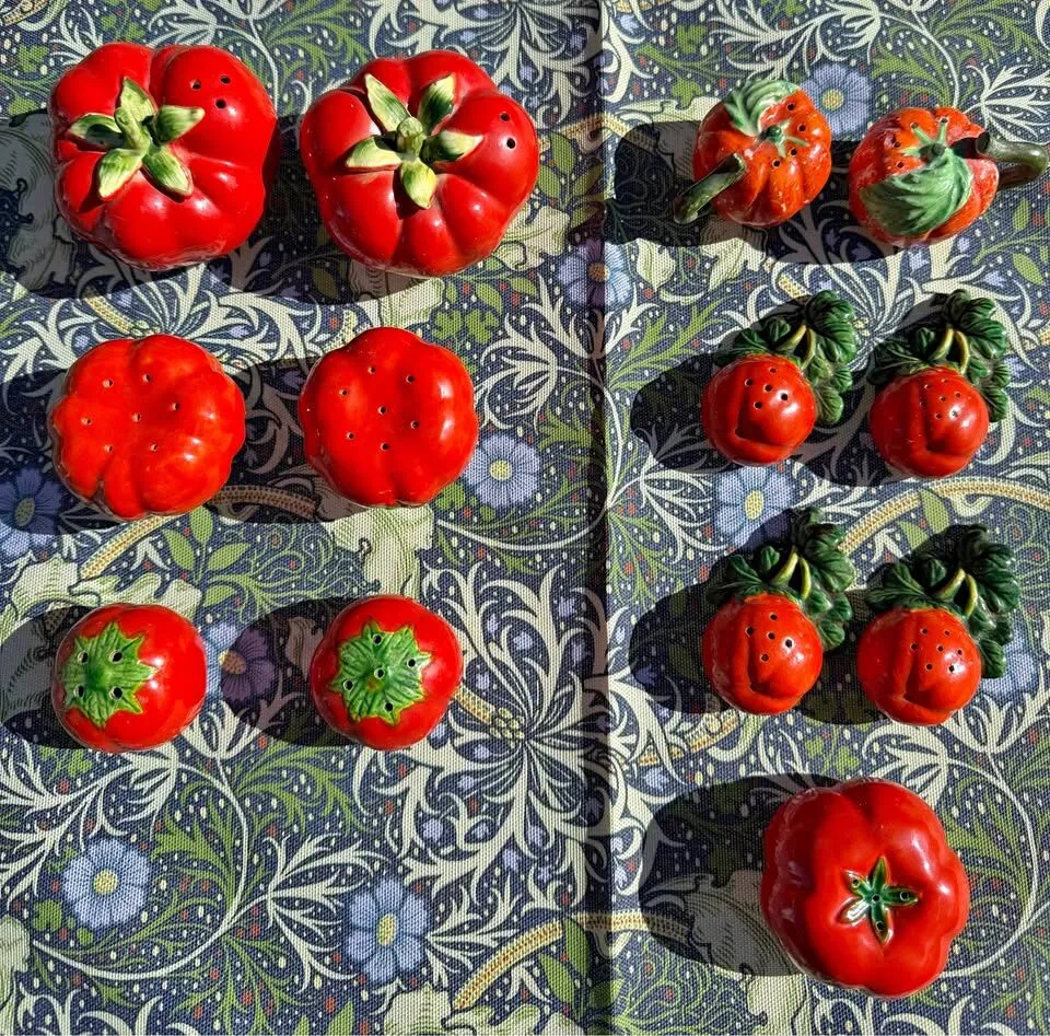Collection of Mid-Century Japan Ceramic Shakers – Tomato & Pumpkin Sets – Priced Individually - photo 1