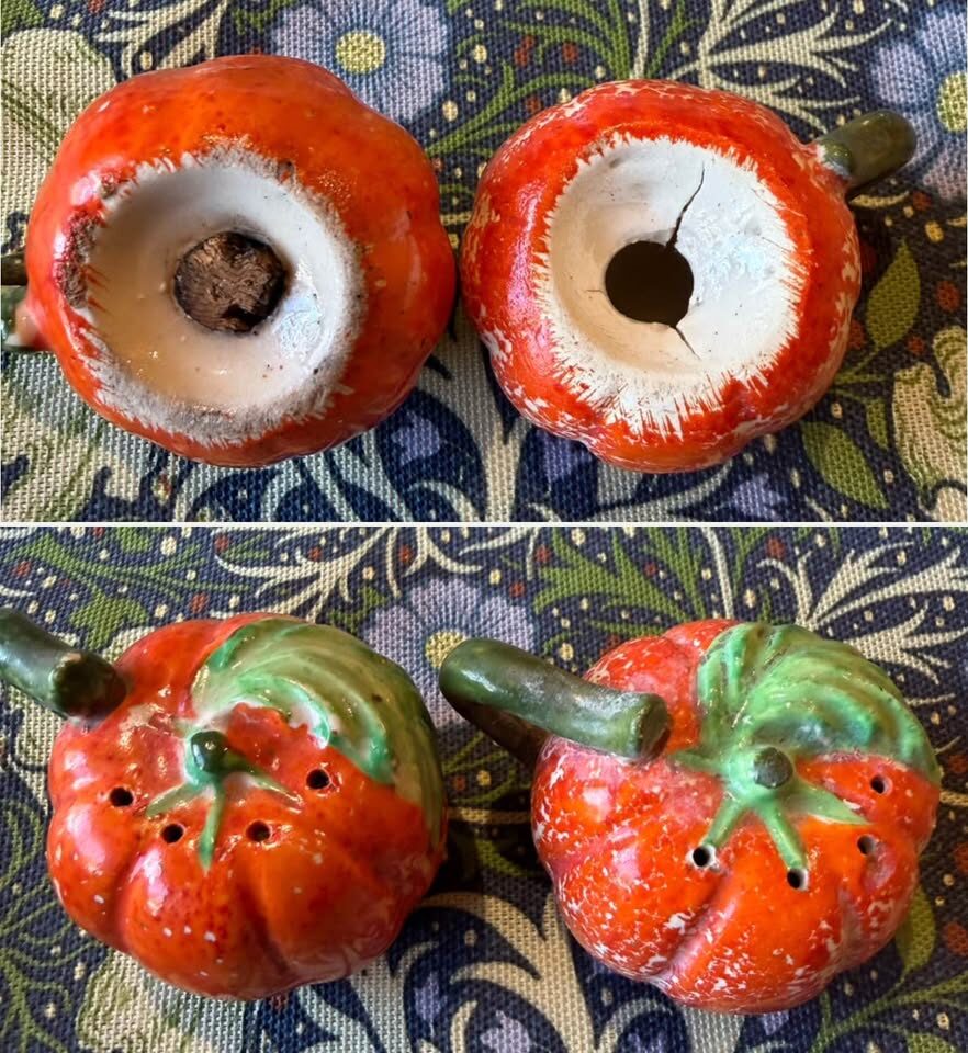 Collection of Mid-Century Japan Ceramic Shakers – Tomato & Pumpkin Sets – Priced Individually - photo 6