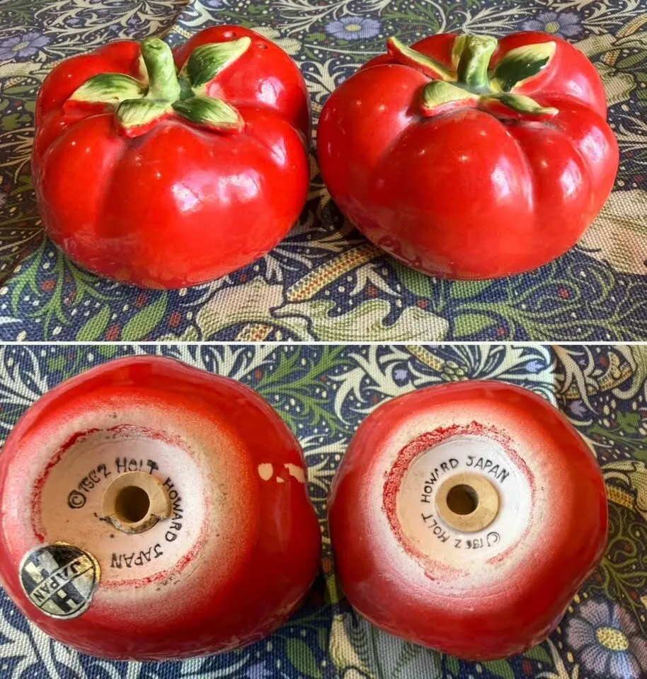 Collection of Mid-Century Japan Ceramic Shakers – Tomato & Pumpkin Sets – Priced Individually - photo 8