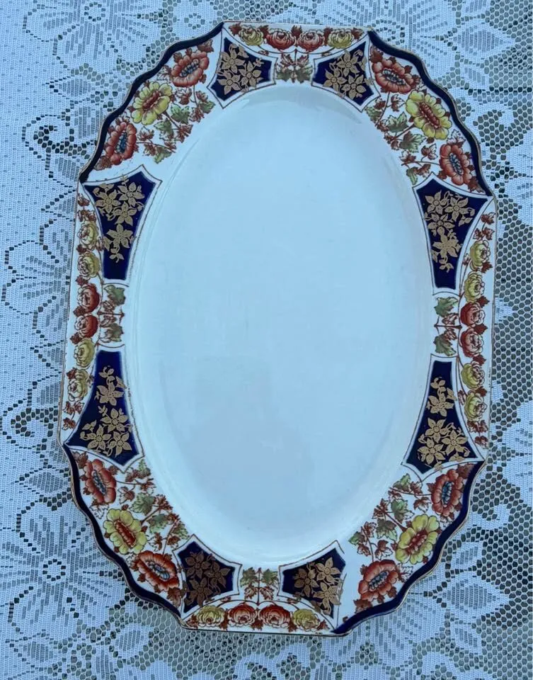 Large 14" Vintage & Antique Serving Platters - Noritake, Myott, Pegasus priced individually - photo 2