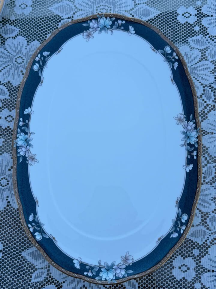 Large 14" Vintage & Antique Serving Platters - Noritake, Myott, Pegasus priced individually - photo 5