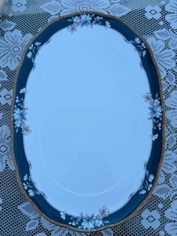 Large 14" Vintage & Antique Serving Platters - Noritake, Myott, Pegasus priced individually - photo 5