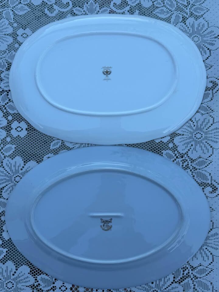 Large 14" Vintage & Antique Serving Platters - Noritake, Myott, Pegasus priced individually - photo 6