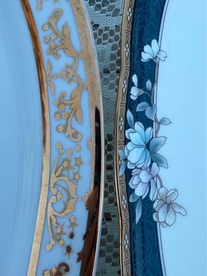 Large 14" Vintage & Antique Serving Platters - Noritake, Myott, Pegasus priced individually - photo 8