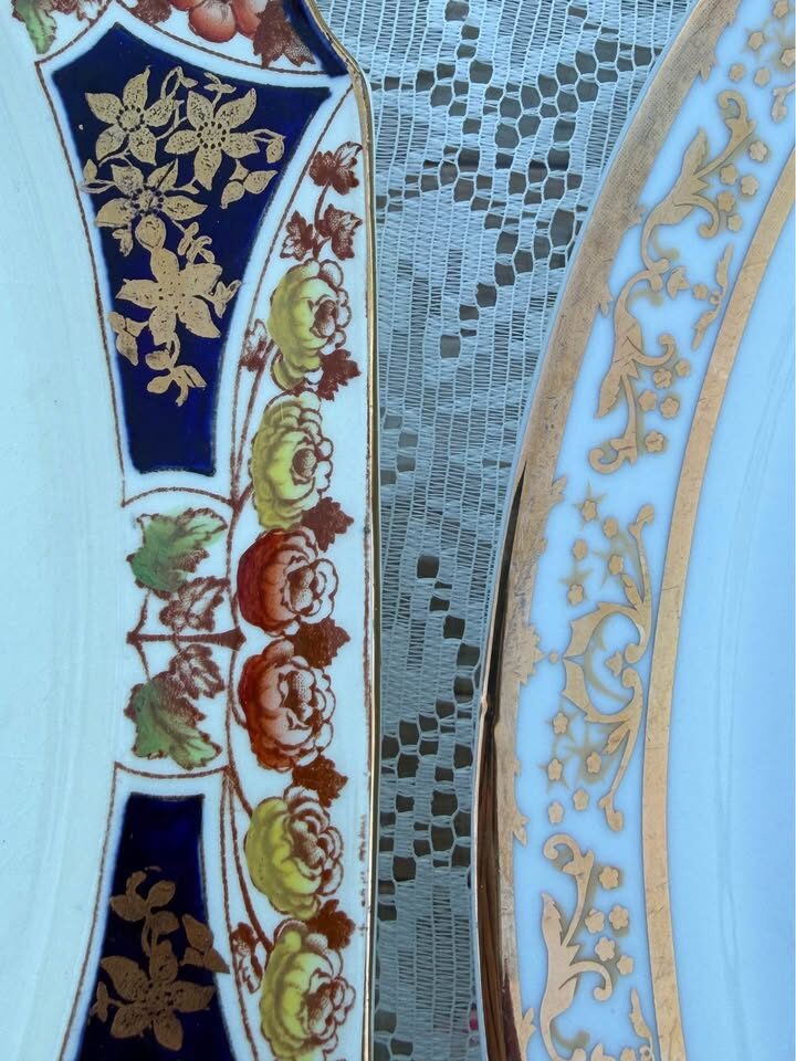 Large 14" Vintage & Antique Serving Platters - Noritake, Myott, Pegasus priced individually - photo 9