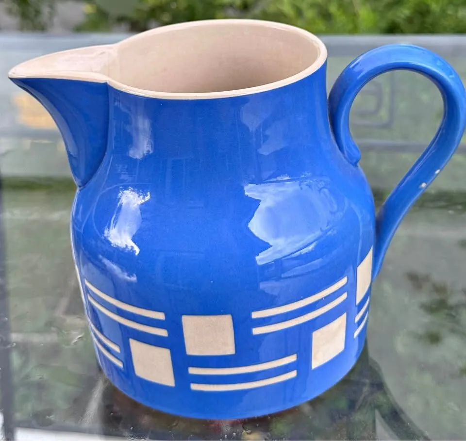 Villeroy & Boch Dresden "Mercury Mark" Jugendstil Pitcher (c. 1900-1909) - photo 1