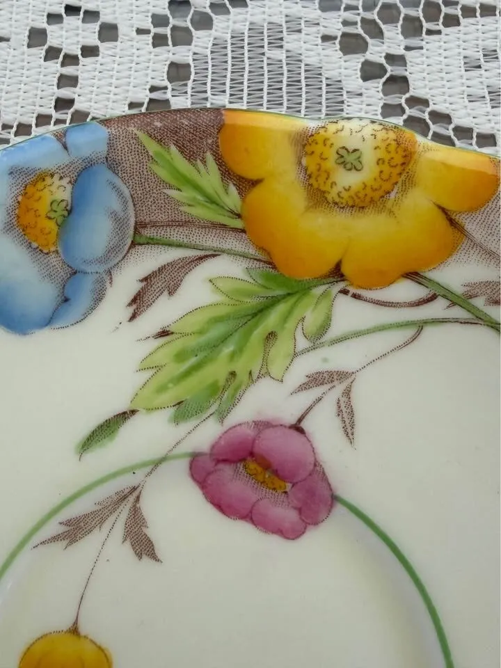 Rare 1930s Paragon Oval Teacup & Saucer Set – Mint Condition - photo 5