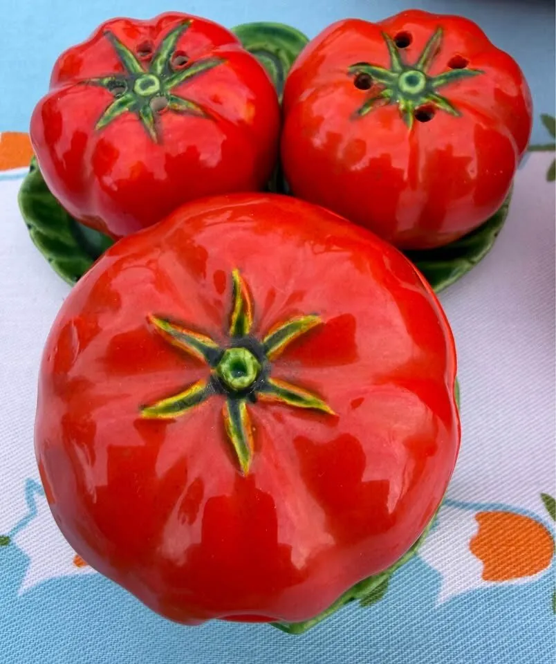 Vintage Ceramic Tomato Ware Set - 8 Pieces (Made in Japan) - photo 2