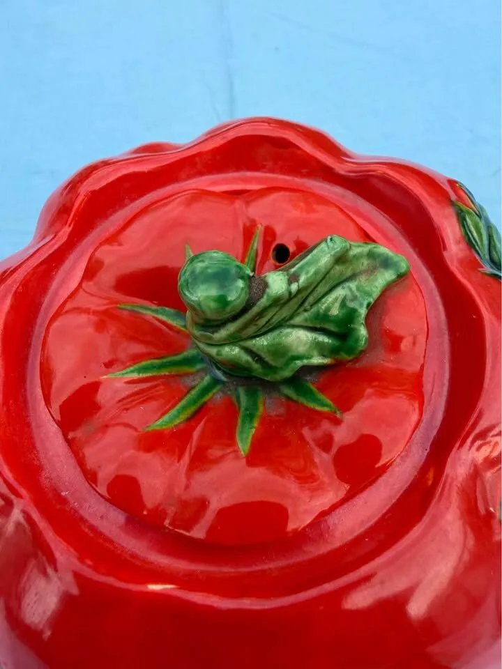 Vintage Ceramic Tomato Ware Set - 8 Pieces (Made in Japan) - photo 5