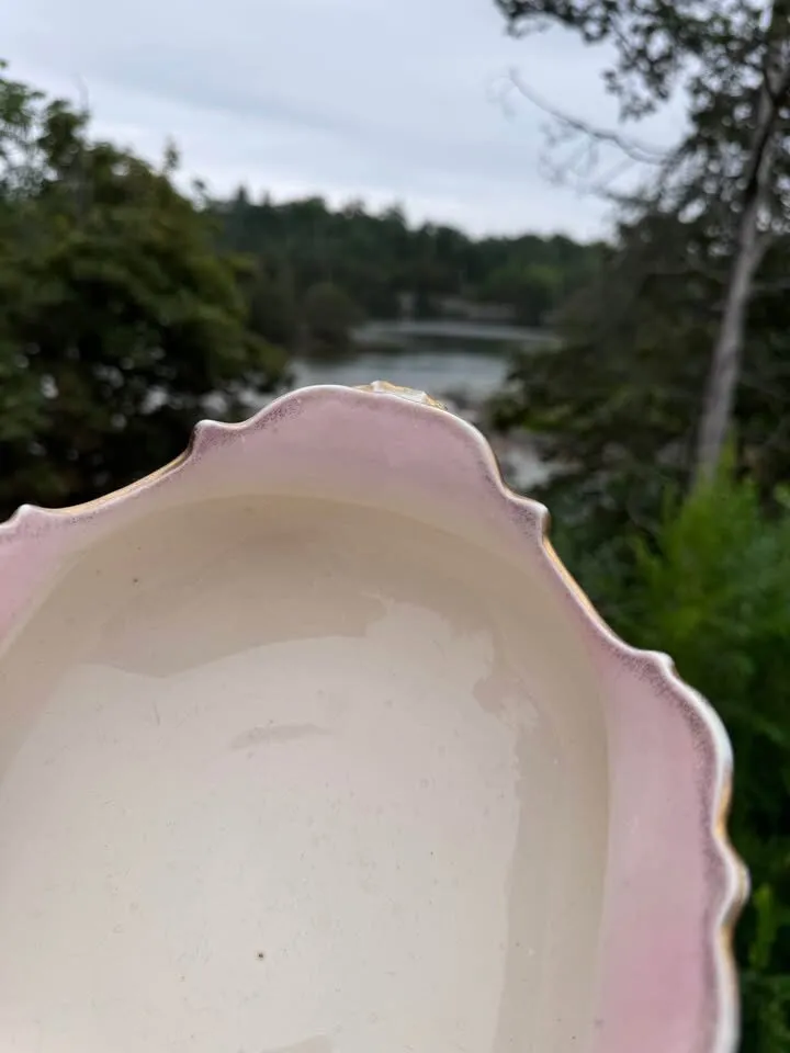Antique S. Fielding & Co. (Crown Devon) Art Nouveau Centerpiece Bowl - c. 1890s - photo 9