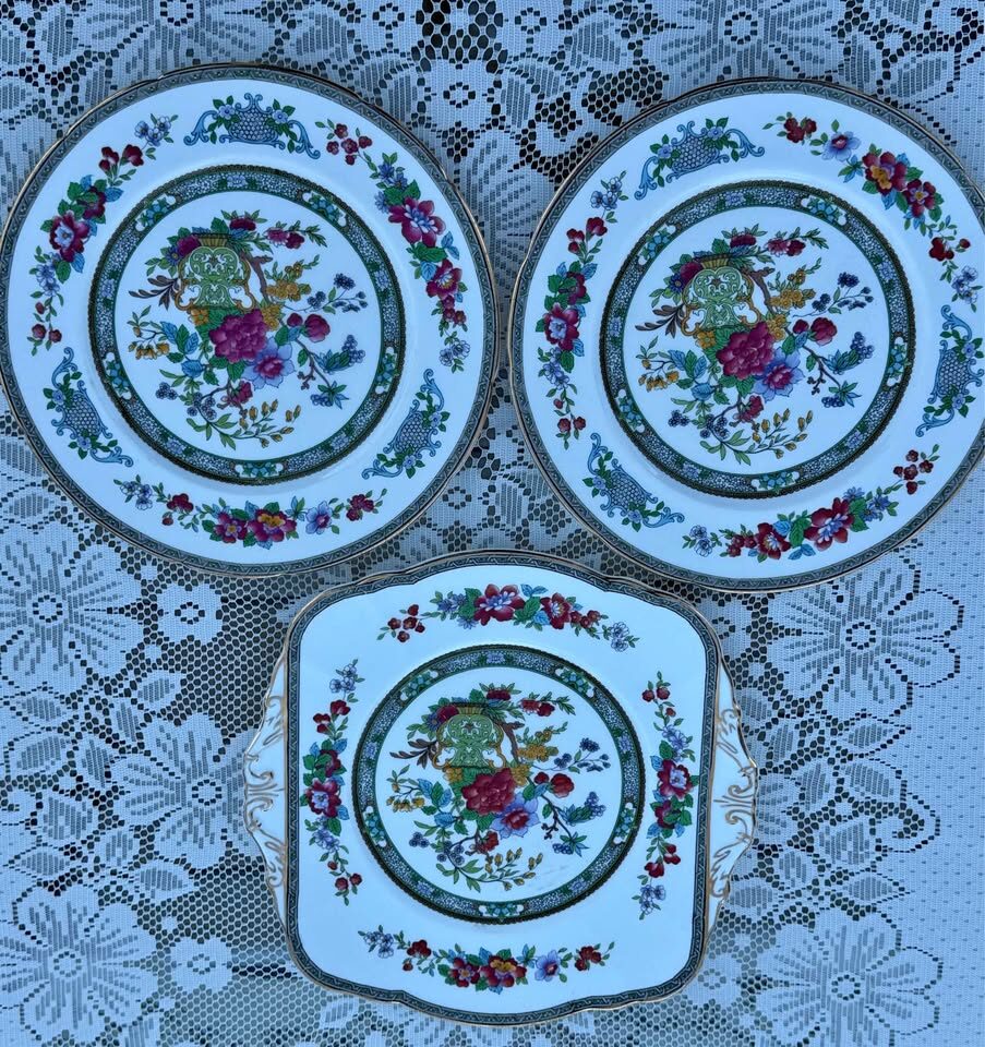 Vintage Paragon "Tree of Kashmir" 3-Piece Serving Set - Excellent condition - photo 1
