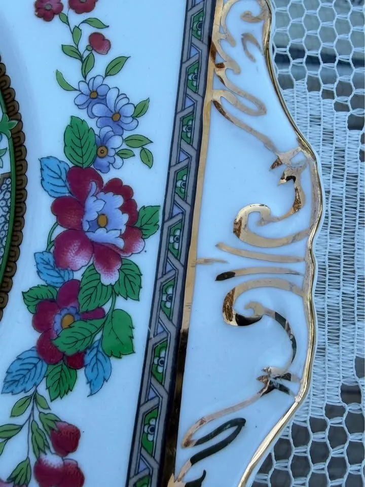 Vintage Paragon "Tree of Kashmir" 3-Piece Serving Set - Excellent condition - photo 3