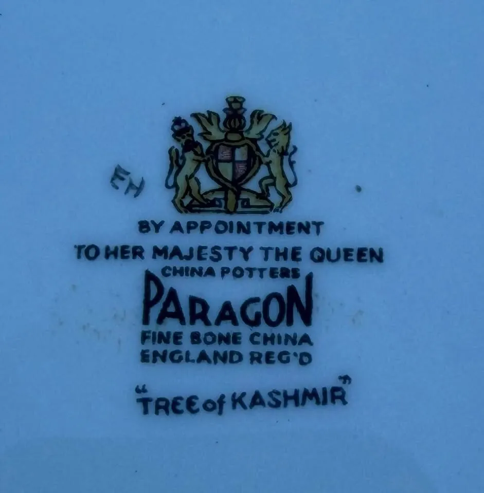 Vintage Paragon "Tree of Kashmir" 3-Piece Serving Set - Excellent condition - photo 4
