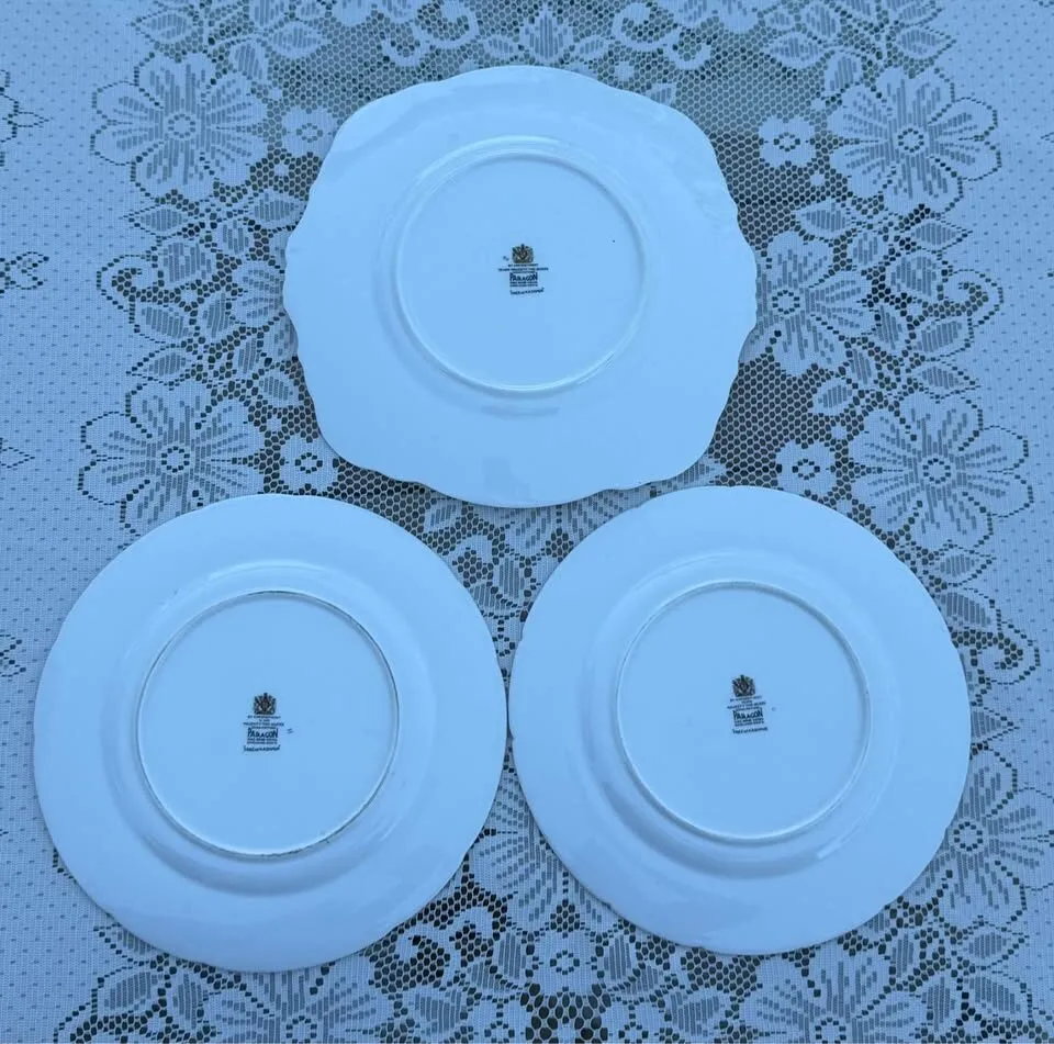 Vintage Paragon "Tree of Kashmir" 3-Piece Serving Set - Excellent condition - photo 5
