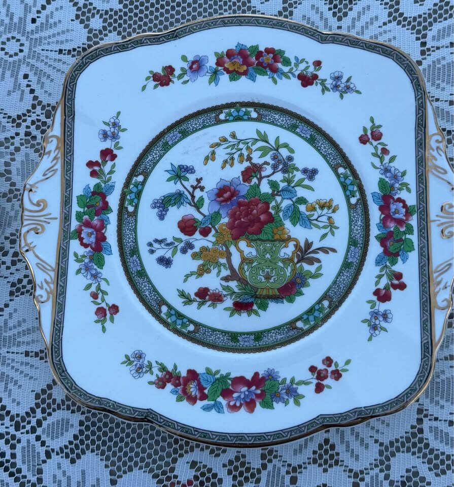 Vintage Paragon "Tree of Kashmir" 3-Piece Serving Set - Excellent condition - photo 7