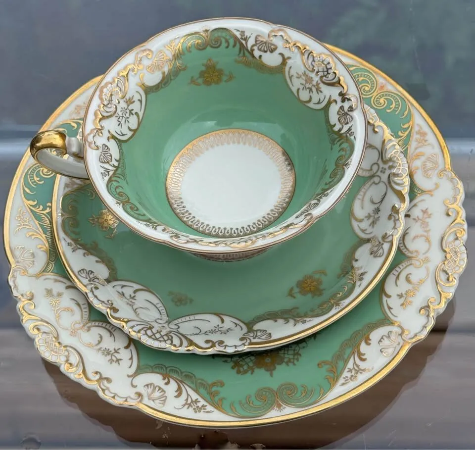 Vintage German Porcelain Tea Trios / Sammeltassen -Flawless Condition - photo 8