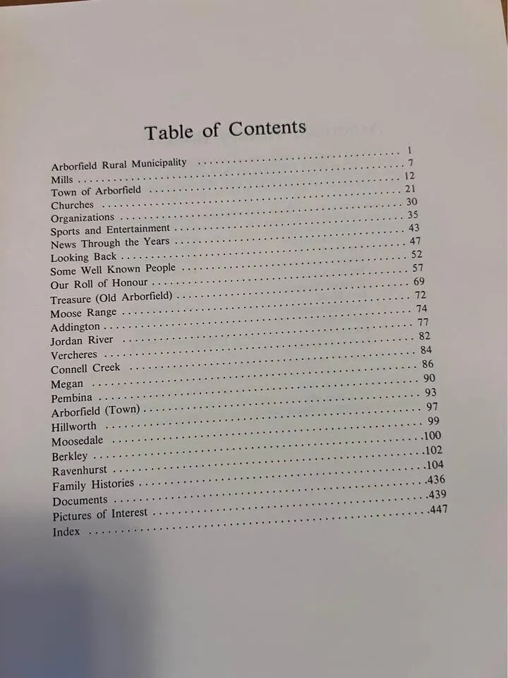 Arborfield Saskatchewan History Book - photo 2