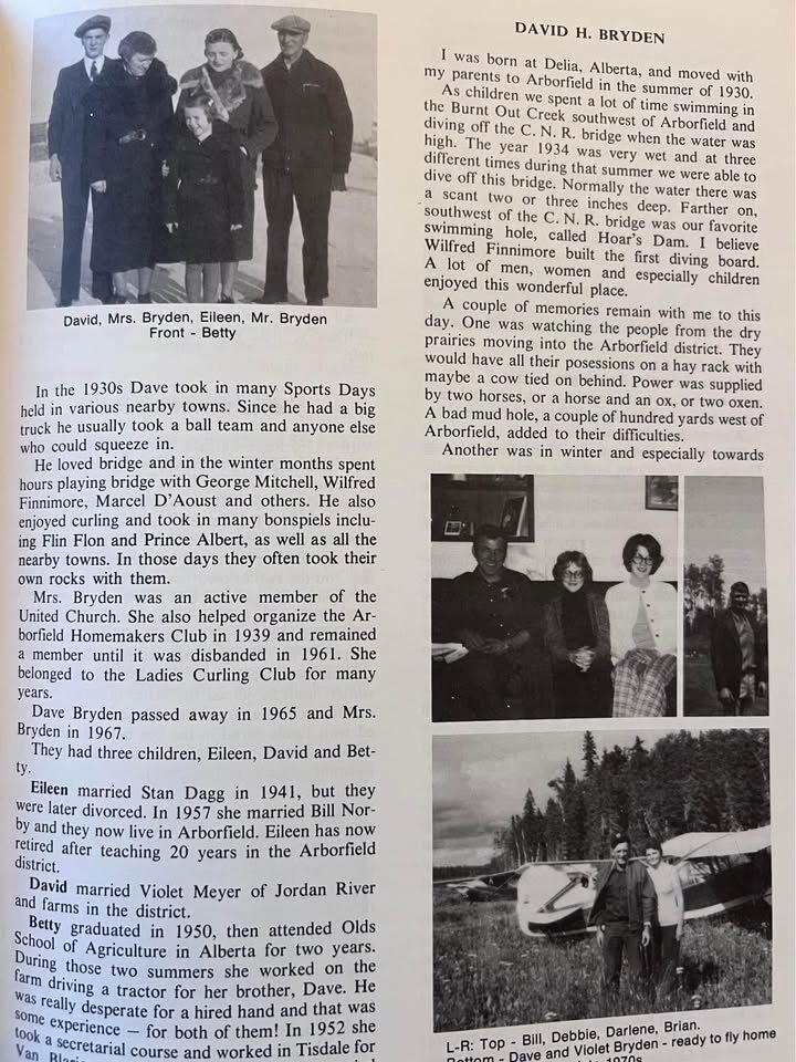 Arborfield Saskatchewan History Book - photo 6
