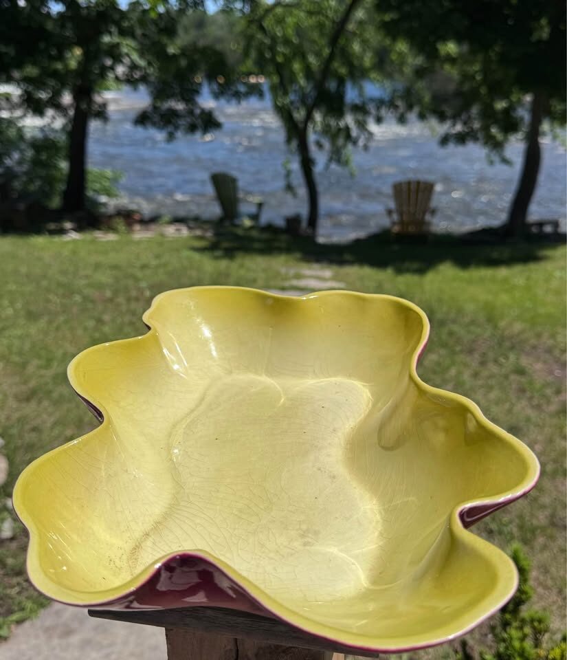 Vintage MCM Los Angeles Potteries Bowl 375 California Art Pottery - photo 3