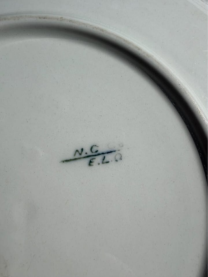 Antique 1909 Calendar Plate (Nels Larson Advertising) + Bonus 1909 Companion Plate - photo 7