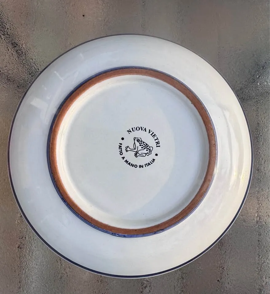 Vintage Nuova Vietri Campagna Chicken 9" Vegetable Serving Bowl - Italy - photo 3