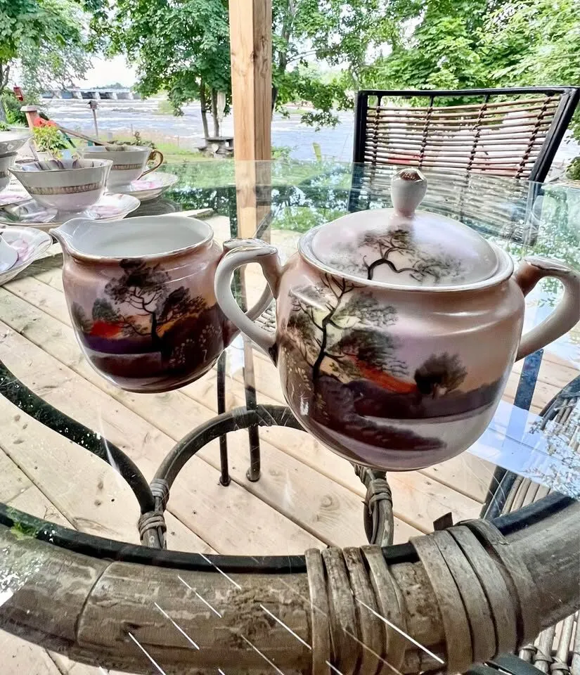 Noritake Sugar Bowl & Creamer - photo 1