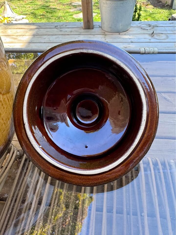 Vintage West Germany Scheurich Keramik Rumtopf Jar with Lid (Model 820-28) - photo 4